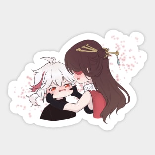 Kazuha x Beidou meme Sticker